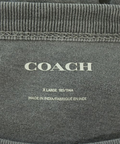 COACH（コーチ）Tシャツ・カットソー グレー サイズ:XL メンズ/2200684793023