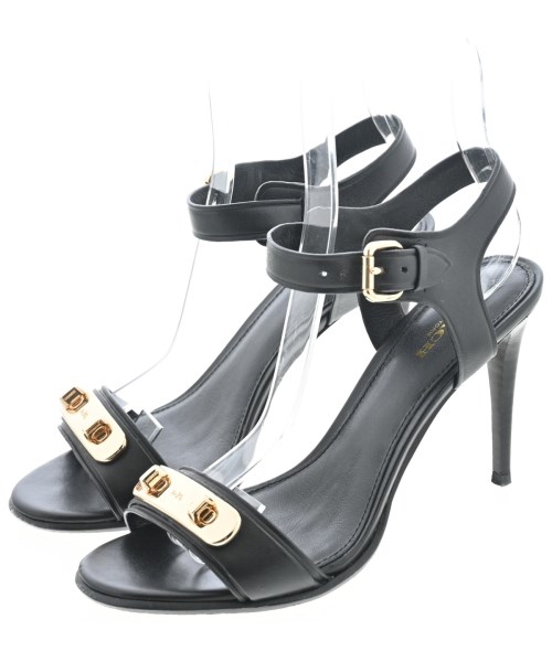 COACH(コーチ)サンダル 黒 サイズ:EU37 1/2(24cm位)/2200685016114