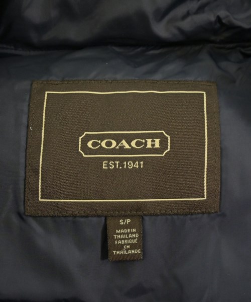 COACH（コーチ）ダウンジャケット/ダウンベスト 紺 サイズ:S メンズ/2200685771037