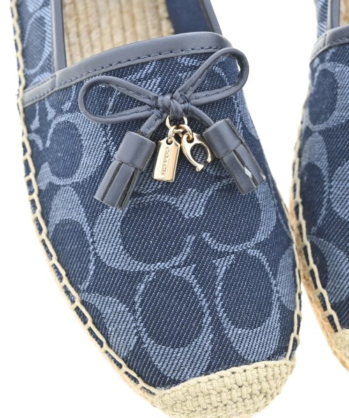 COACH（コーチ）エスパドリーユ 紺 サイズ:US6(23cm位) レディース/2200685602072