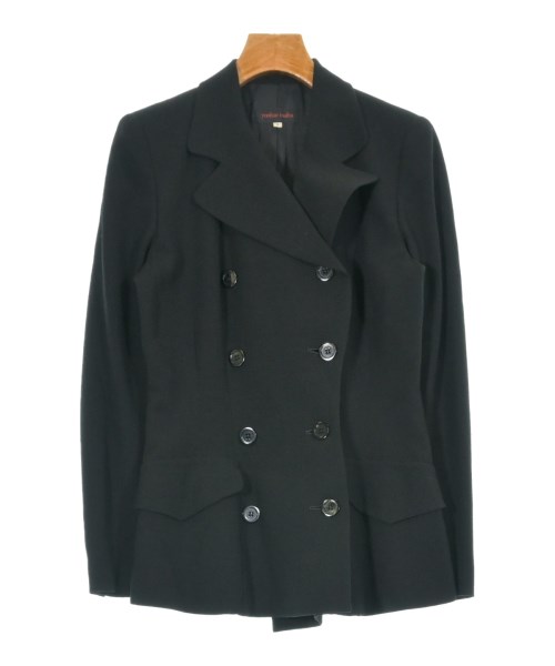 yoshie inaba ジャケット ヨシエイナバyoshie inaba ウールチェックニットジャケット 黒グレー9