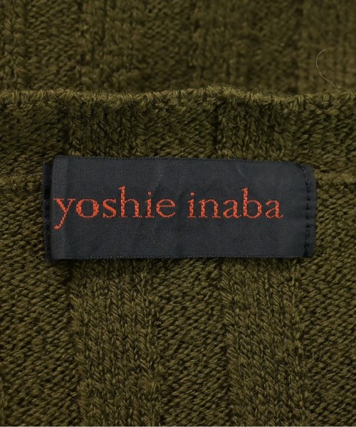 YOSHIE INABA（ヨシエイナバ）カーディガン カーキ サイズ:-(L位) レディース/2200623137123