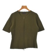 YOSHIE INABA（ヨシエイナバ）カーディガン カーキ サイズ:-(L位) レディース/2200623137123