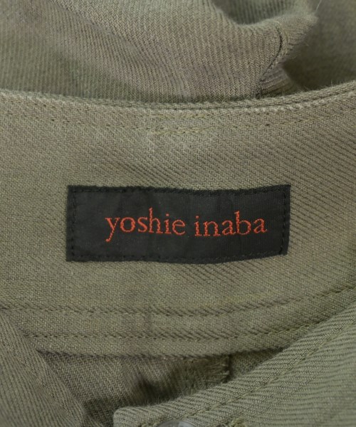 YOSHIE INABA（ヨシエイナバ）カーゴパンツ カーキ サイズ:9(M位) レディース/2200617634195