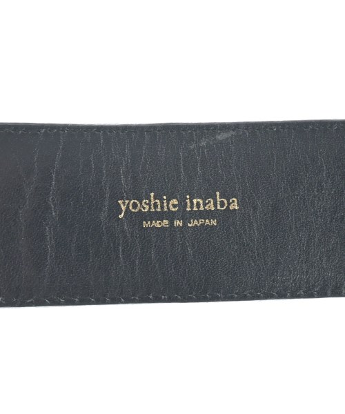 YOSHIE INABA（ヨシエイナバ）ベルト 黒 サイズ:- レディース/2200629788046