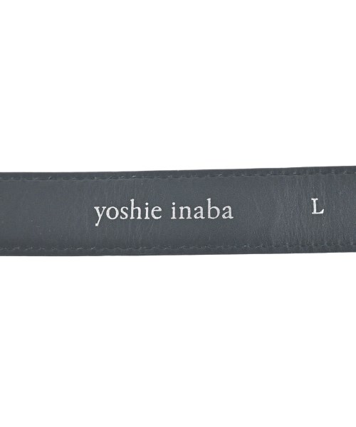 YOSHIE INABA（ヨシエイナバ）ベルト 黒 サイズ:L レディース/2200629788053