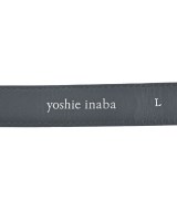 YOSHIE INABA（ヨシエイナバ）ベルト 黒 サイズ:L レディース/2200629788053