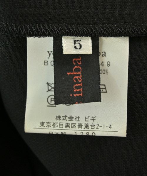 YOSHIE INABA（ヨシエイナバ）カジュアルシャツ 黒 サイズ:5(XS位) レディース/2200674190030