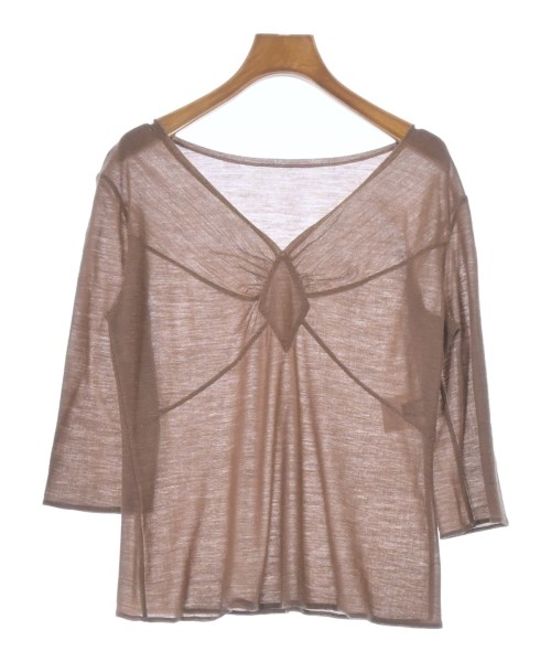 YOSHIE INABA(ヨシエイナバ)Tシャツ・カットソー 茶 サイズ:9(M位)/2200696463075