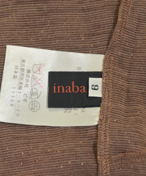 YOSHIE INABA（ヨシエイナバ）Tシャツ・カットソー 茶 サイズ:9(M位) レディース/2200696463075