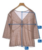 YOSHIE INABA（ヨシエイナバ）Tシャツ・カットソー 茶 サイズ:9(M位) レディース/2200696463075