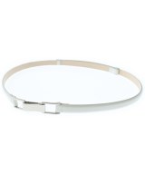 YOSHIE INABA（ヨシエイナバ）ベルト 白 サイズ:- レディース/2200659778147