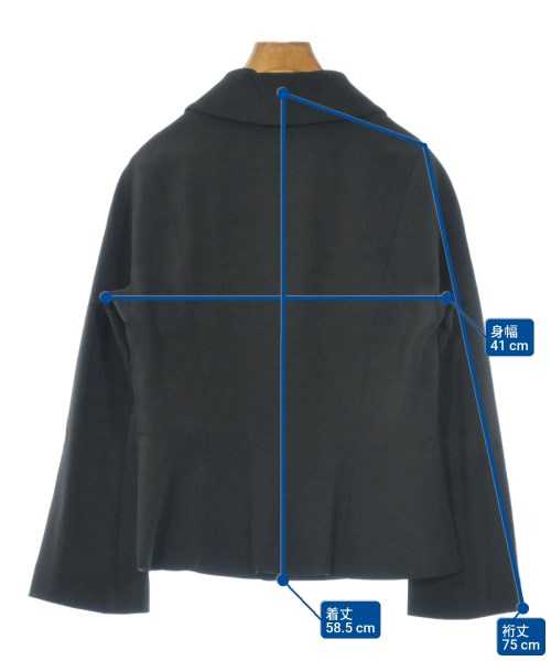 YOSHIE INABA（ヨシエイナバ）カジュアルジャケット 黒 サイズ:11(L位) レディース/2200658061011