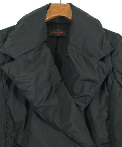 YOSHIE INABA（ヨシエイナバ）ダウンコート 黒 サイズ:7(S位) レディース/2200638436044