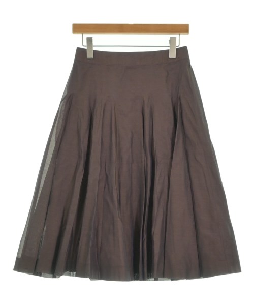 YOSHIE INABA(ヨシエイナバ)ロング・マキシ丈スカート 茶 サイズ:9(M位)/2200647141045