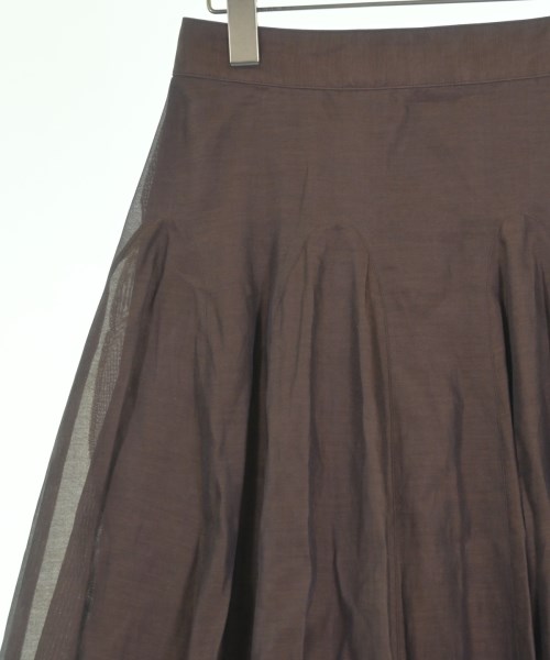 YOSHIE INABA（ヨシエイナバ）ロング・マキシ丈スカート 茶 サイズ:9(M位) レディース/2200647141045