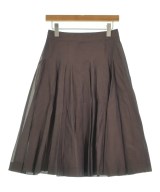 YOSHIE INABA（ヨシエイナバ）ロング・マキシ丈スカート 茶 サイズ:9(M位) レディース/2200647141045