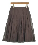 YOSHIE INABA（ヨシエイナバ）ロング・マキシ丈スカート 茶 サイズ:9(M位) レディース/2200647141045