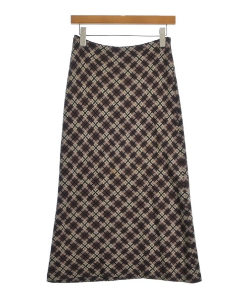 YOSHIE INABA(ヨシエイナバ)ロング・マキシ丈スカート 茶 サイズ:-(M位)/2200649003020