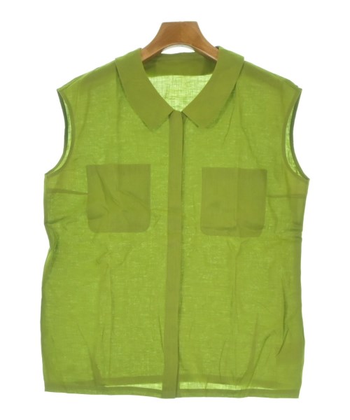 YOSHIE INABA(ヨシエイナバ)ブラウス 緑 サイズ:11(M位)/2200640120238