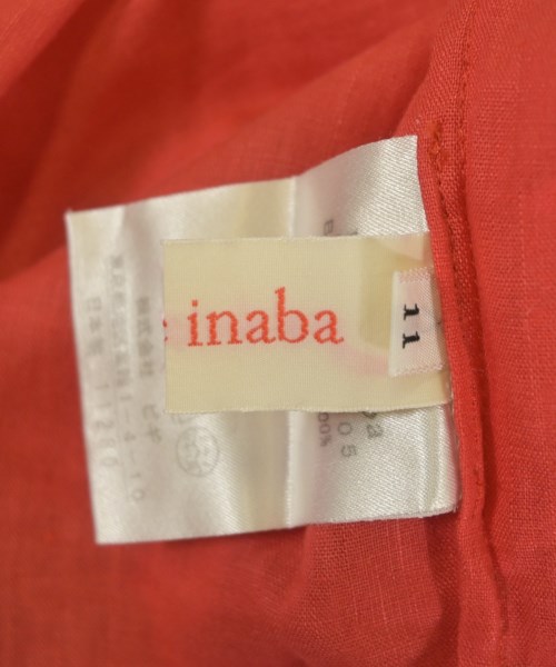 YOSHIE INABA（ヨシエイナバ）ブラウス 赤 サイズ:11(M位) レディース/2200640120276