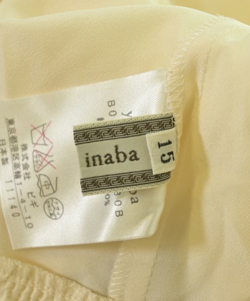 YOSHIE INABA（ヨシエイナバ）ブラウス ベージュ サイズ:15(M位) レディース/2200640120290