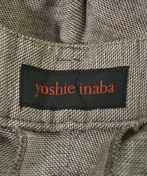 YOSHIE INABA（ヨシエイナバ）スラックス 茶 サイズ:11(L位) レディース/2200646187075