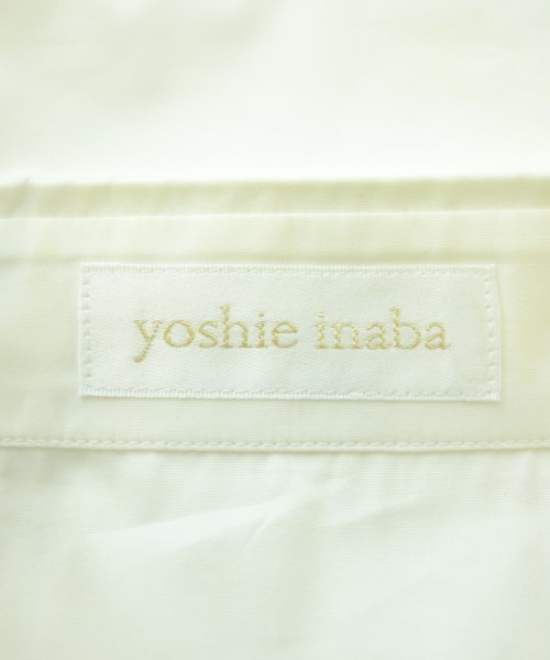 YOSHIE INABA（ヨシエイナバ）カジュアルシャツ 白 サイズ:7(S位) レディース/2200665977084