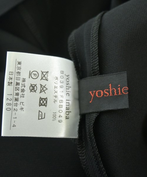 YOSHIE INABA（ヨシエイナバ）ブラウス 黒 サイズ:9(M位) レディース/2200665977091
