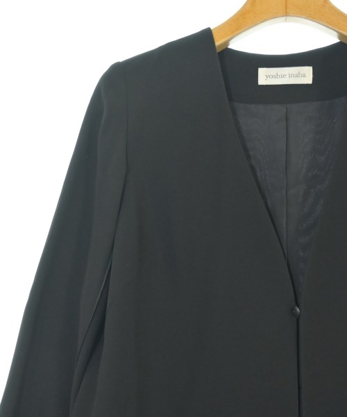 YOSHIE INABA（ヨシエイナバ）カジュアルジャケット 黒 サイズ:38(S位) レディース/2200665977107