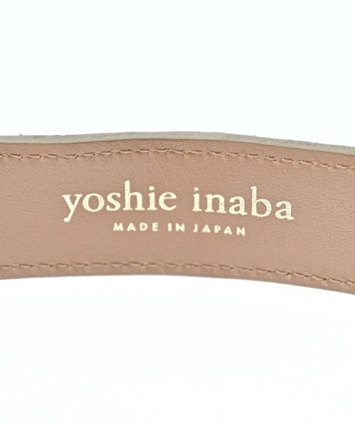 YOSHIE INABA（ヨシエイナバ）ベルト 黄 サイズ:- レディース/2200670219063