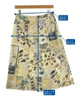 YOSHIE INABA（ヨシエイナバ）ひざ丈スカート ベージュ サイズ:9(M位) レディース/2200726761027