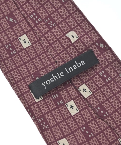 YOSHIE INABA（ヨシエイナバ）ネクタイ 赤 サイズ:- メンズ/2200685062098