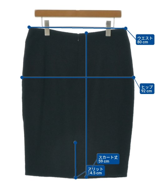 CHANEL（シャネル）ひざ丈スカート 黒 サイズ:42(M位) レディース/2200635676221