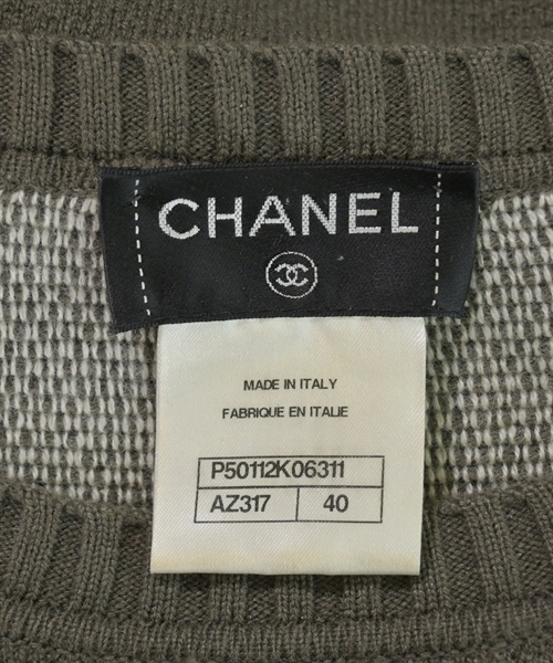 CHANEL（シャネル）ニット・セーター カーキ サイズ:40(M位) レディース/2200585892030