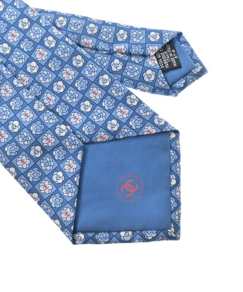 CHANEL（シャネル）ネクタイ 青 サイズ:- メンズ/2200650151017