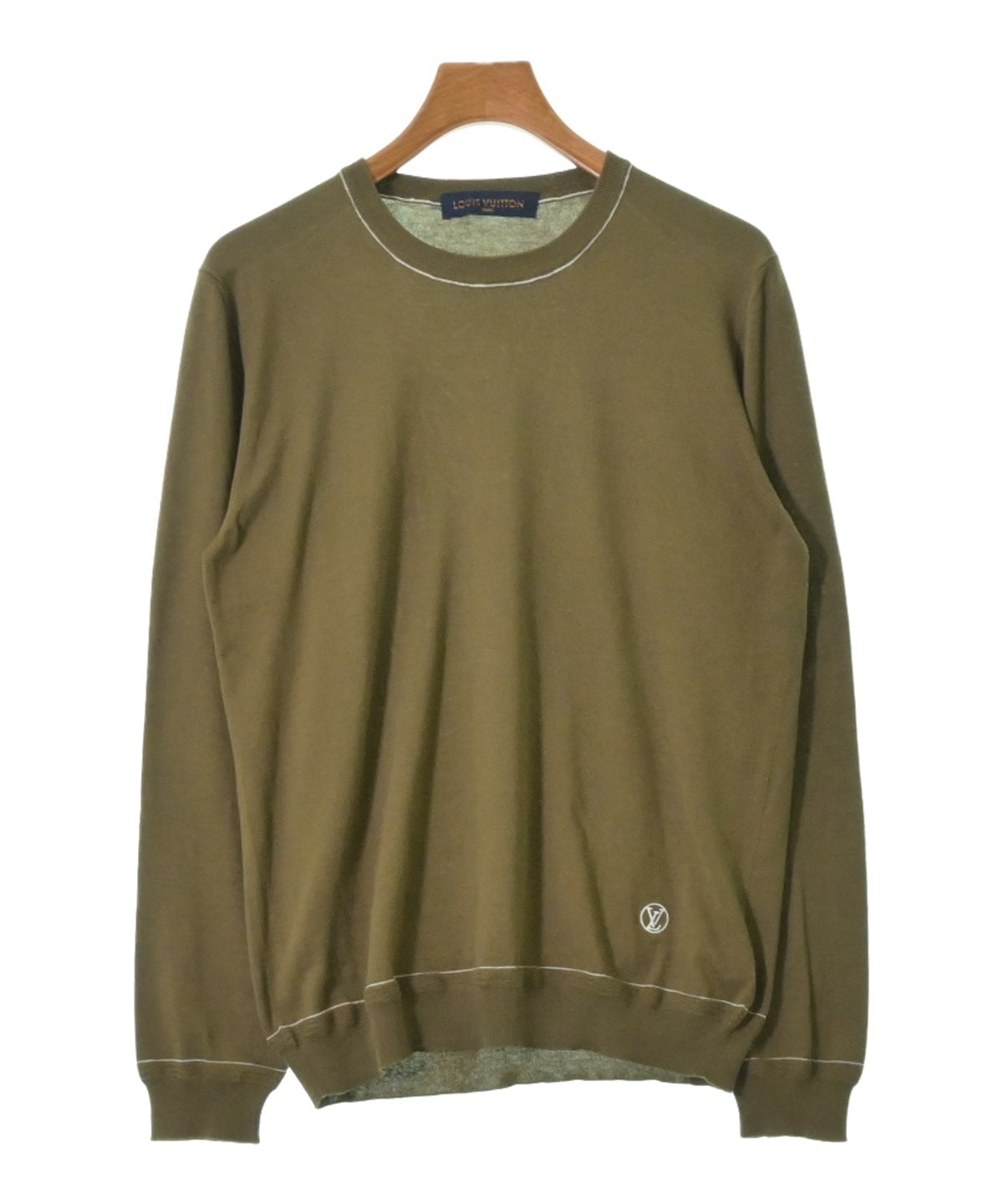 LOUIS VUITTON（ルイヴィトン）ニット・セーター カーキ サイズ:M