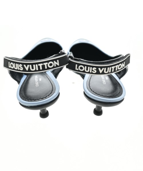 LOUIS VUITTON パンプス EU36 1/2(23cm位) 黒春夏ヒール高さ