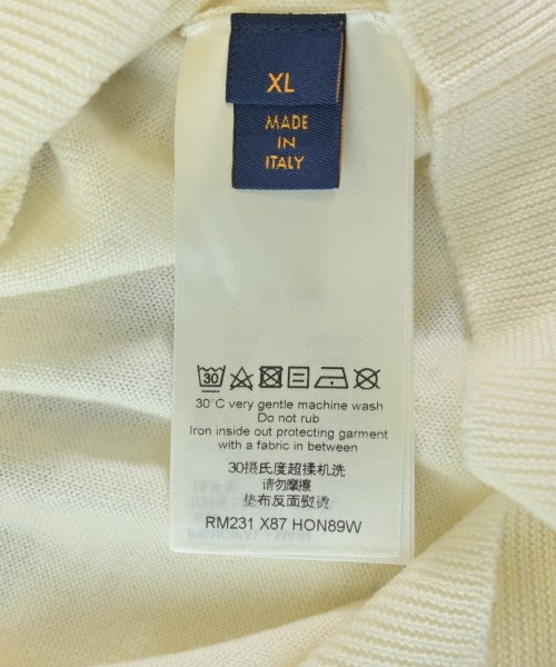 LOUIS VUITTON（ルイヴィトン）ニット・セーター 白 サイズ:XL メンズ/2200514229074