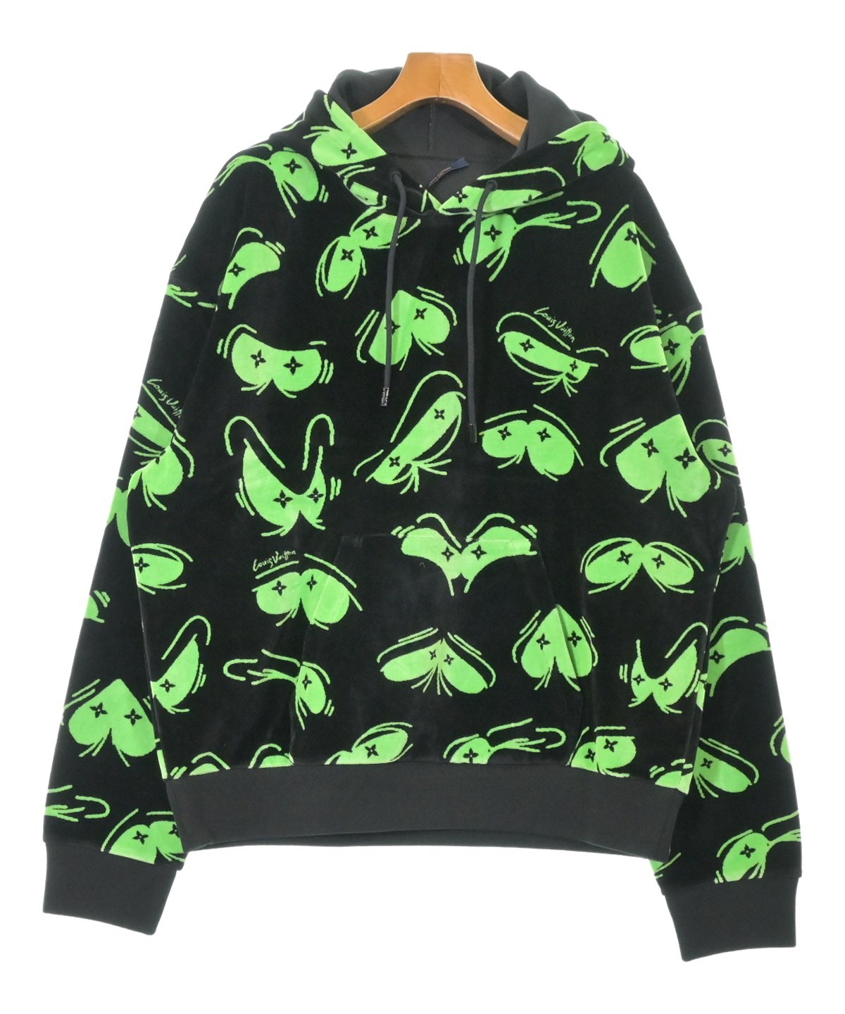 LOUIS VUITTON（ルイヴィトン）パーカー 黒 サイズ:XXL メンズ