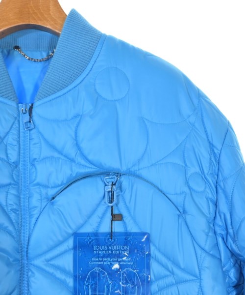 LOUIS VUITTON（ルイヴィトン）ダウンジャケット/ダウンベスト 青 サイズ:50(XL位) メンズ/2200459716035