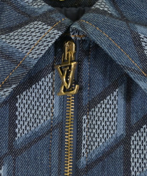 LOUIS VUITTON（ルイヴィトン）ダウンジャケット/ダウンベスト 青 サイズ:50(XL位) メンズ/2200460514019