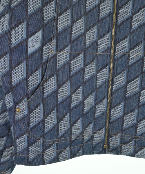 LOUIS VUITTON（ルイヴィトン）ダウンジャケット/ダウンベスト 青 サイズ:50(XL位) メンズ/2200460514019