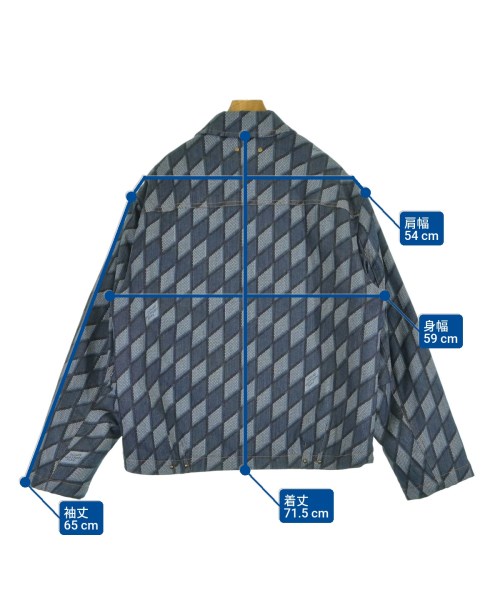 LOUIS VUITTON（ルイヴィトン）ダウンジャケット/ダウンベスト 青 サイズ:50(XL位) メンズ/2200460514019