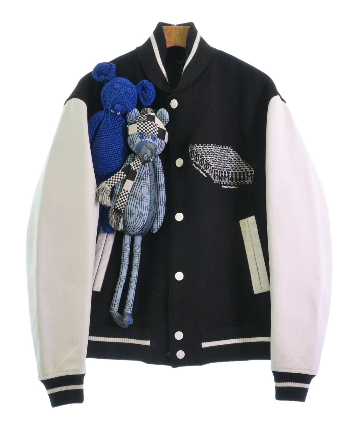 LOUIS VUITTON（ルイヴィトン）スタジャン 黒 サイズ:48(L位) メンズ