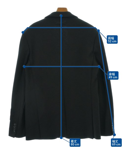 LOUIS VUITTON（ルイヴィトン）テーラードジャケット 黒 サイズ:48(L位) メンズ/2200503452094