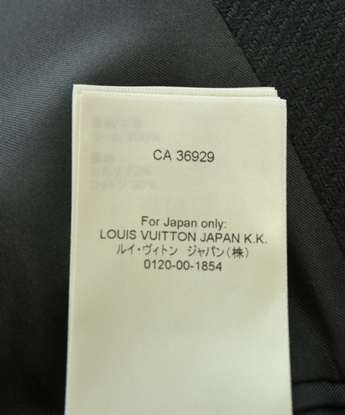 LOUIS VUITTON（ルイヴィトン）チェスターコート 黒 サイズ:46(M位) メンズ/2200510555016