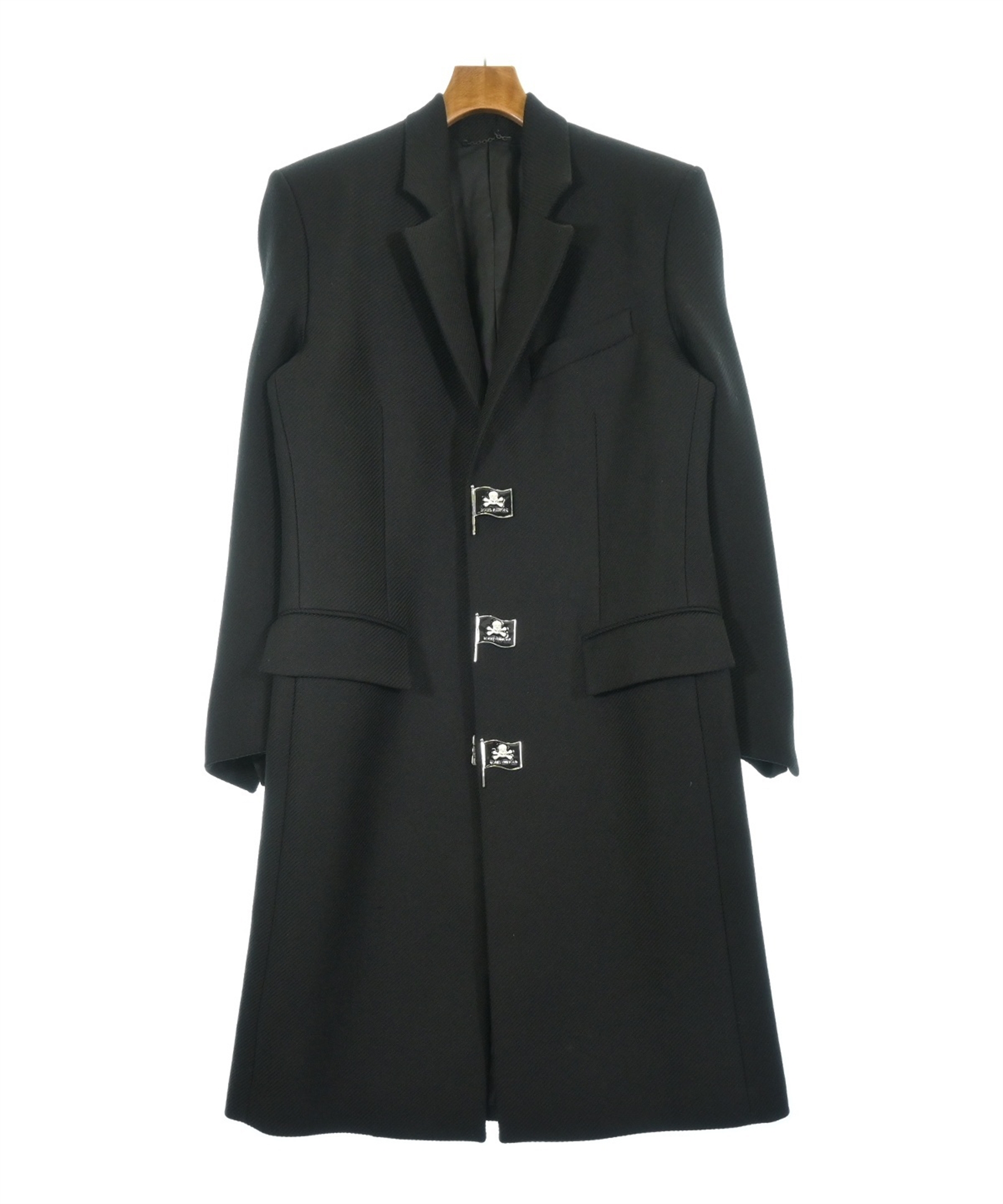 LOUIS VUITTON（ルイヴィトン）チェスターコート 黒 サイズ:46(M位