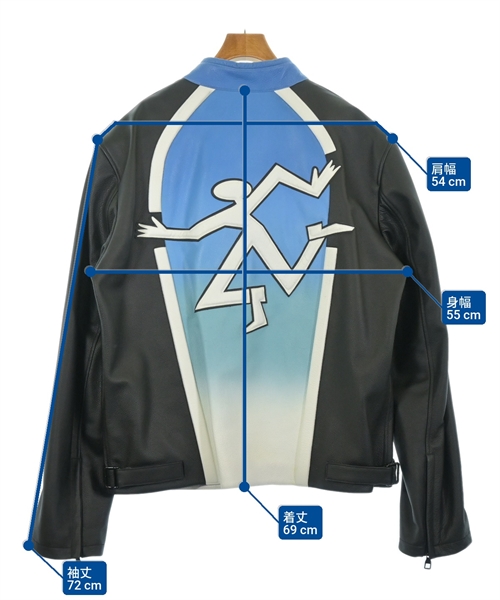 LOUIS VUITTON（ルイヴィトン）ライダース 青 サイズ:56(XXL位) メンズ/2200510392031