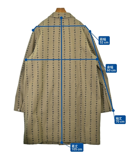 LOUIS VUITTON（ルイヴィトン）コート ベージュ サイズ:56(XXXL位) メンズ/2200510871017